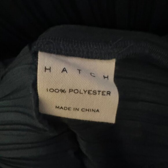 New Hatch The Sora Faded Teal Maternity Pleated Midi Dress Size 2 Minimalist - Picture 9 of 11